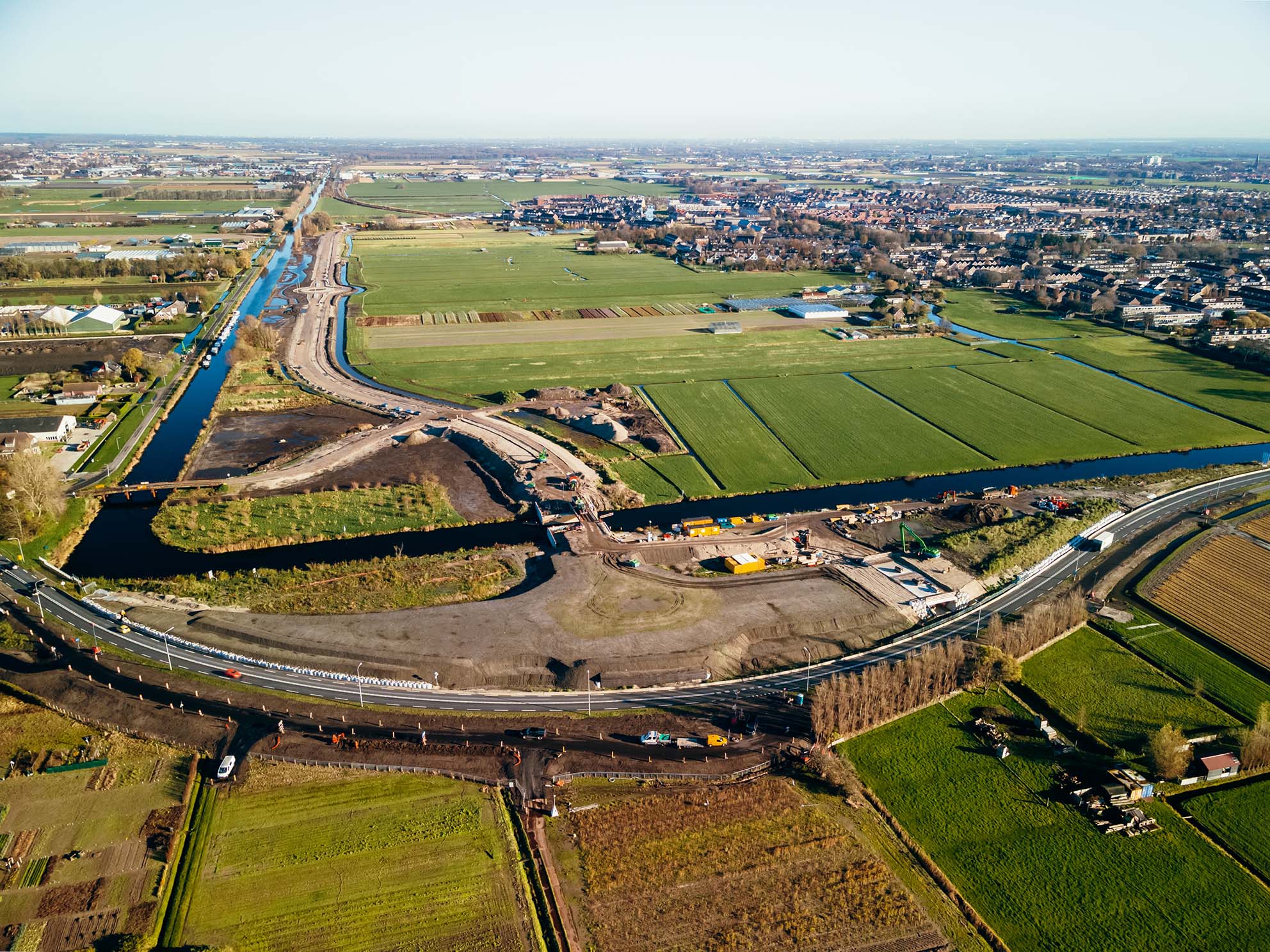 Grondverzet Noordelijke Randweg Voorhout