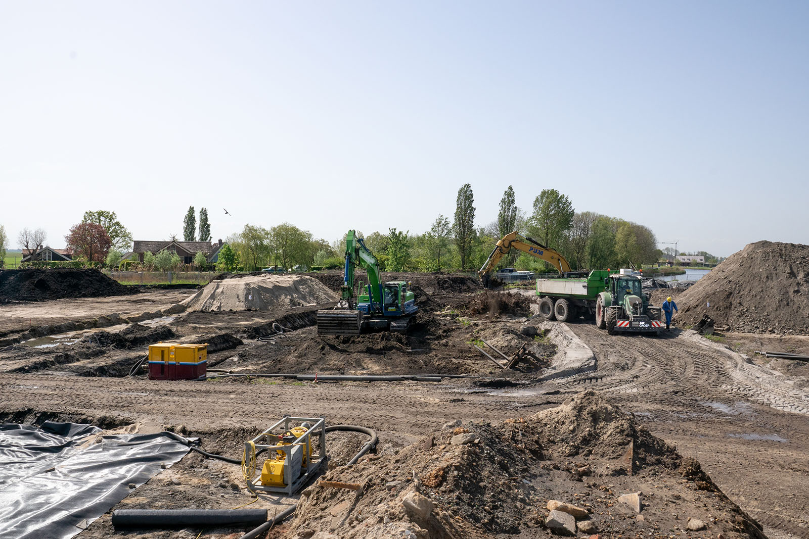 Project: Saneren, bouwrijp en woonrijp maken Amsteleiland