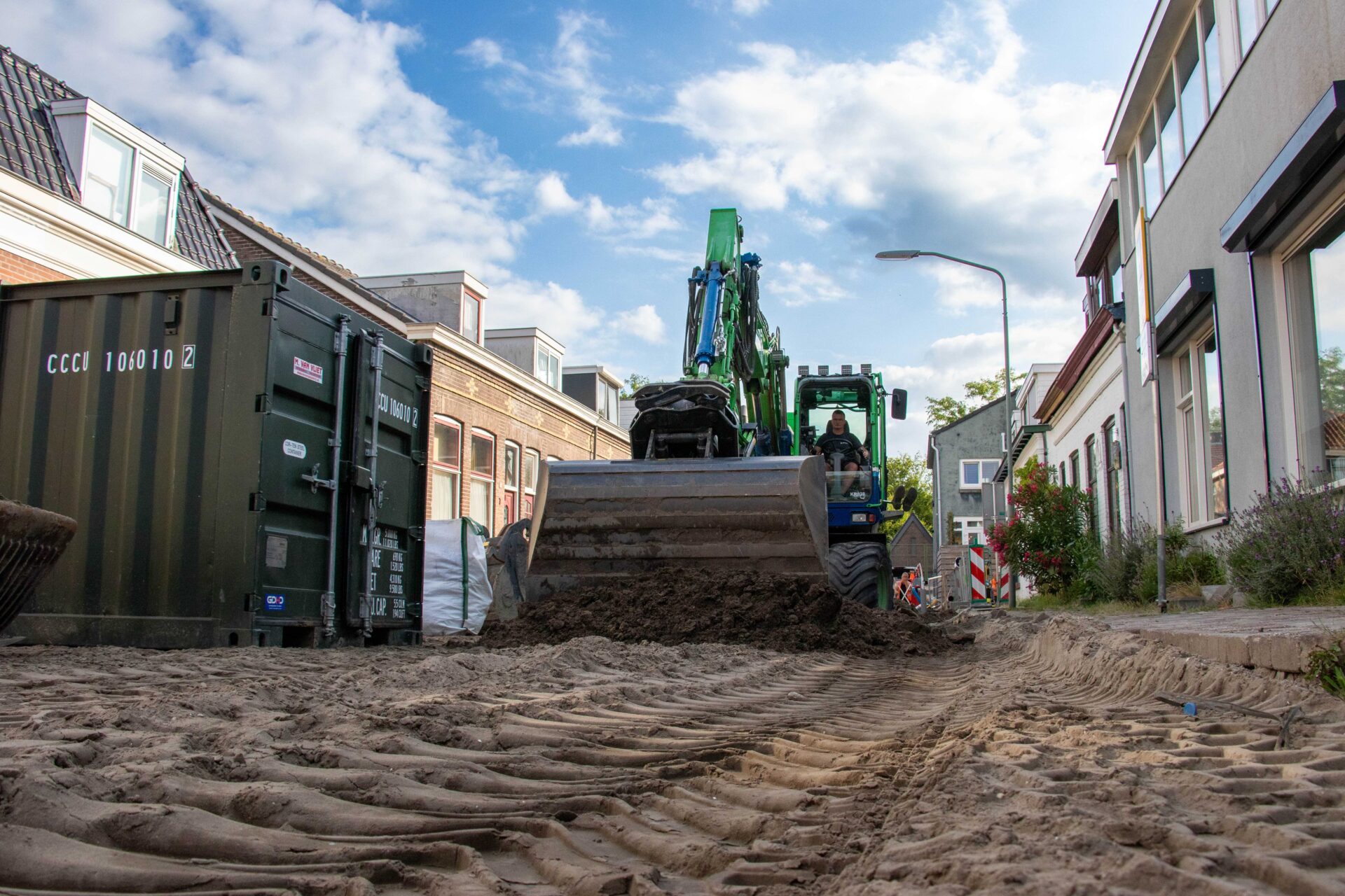 Trillingsvrij werken in de Komatistraat in Dordrecht