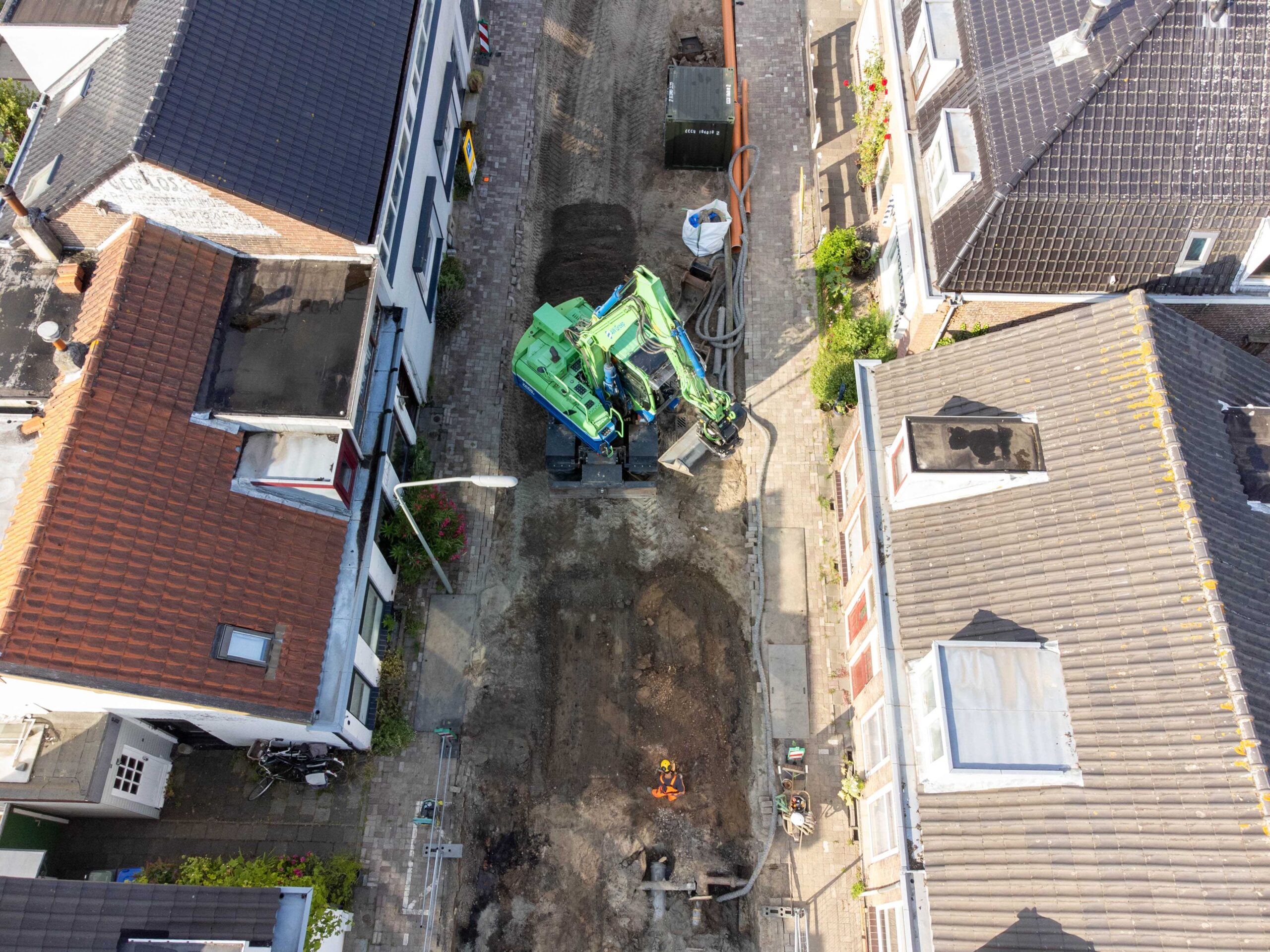 Trillingsvrij werken in de Komatistraat in Dordrecht