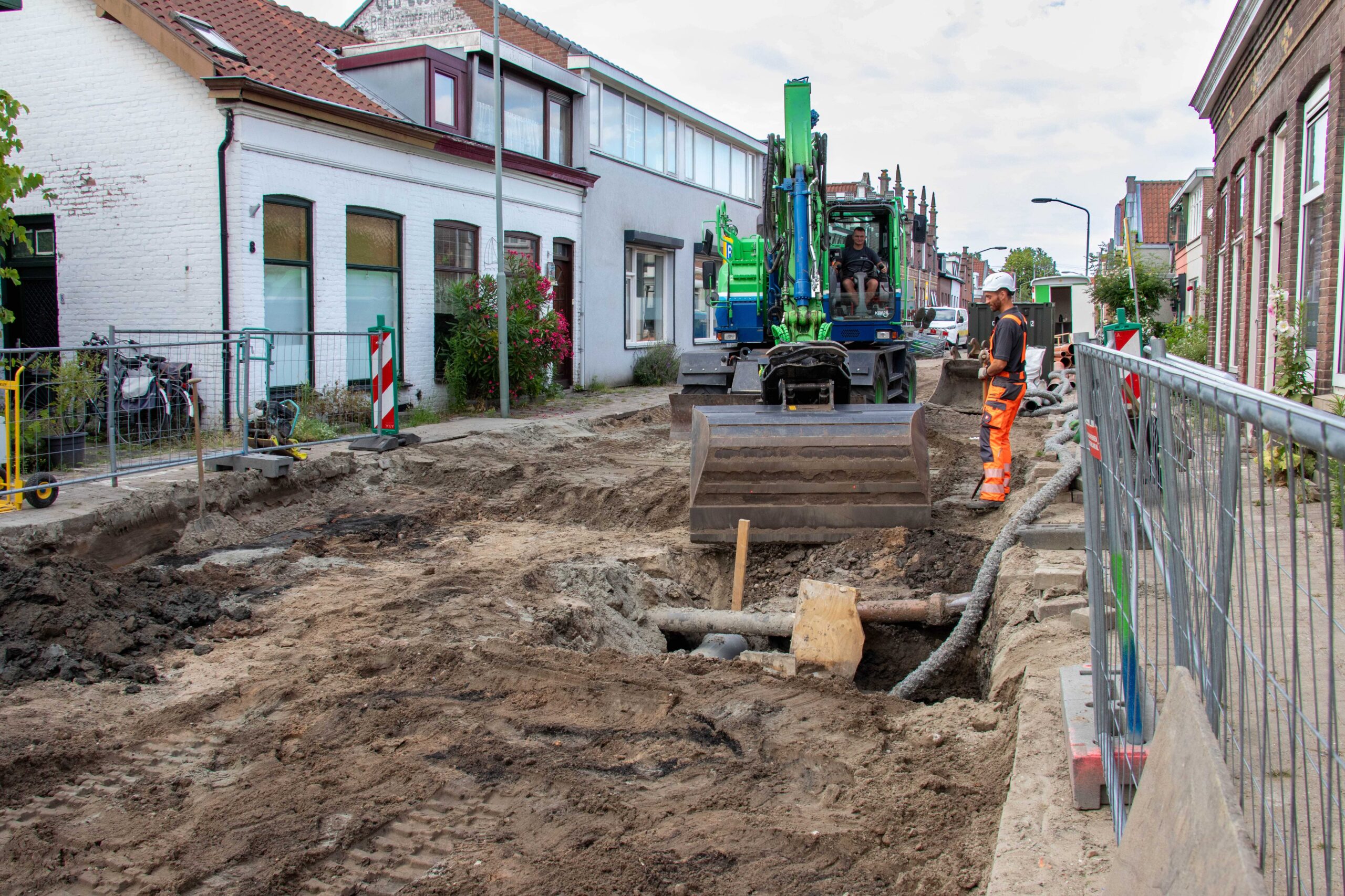 Trillingsvrij werken in de Komatistraat in Dordrecht