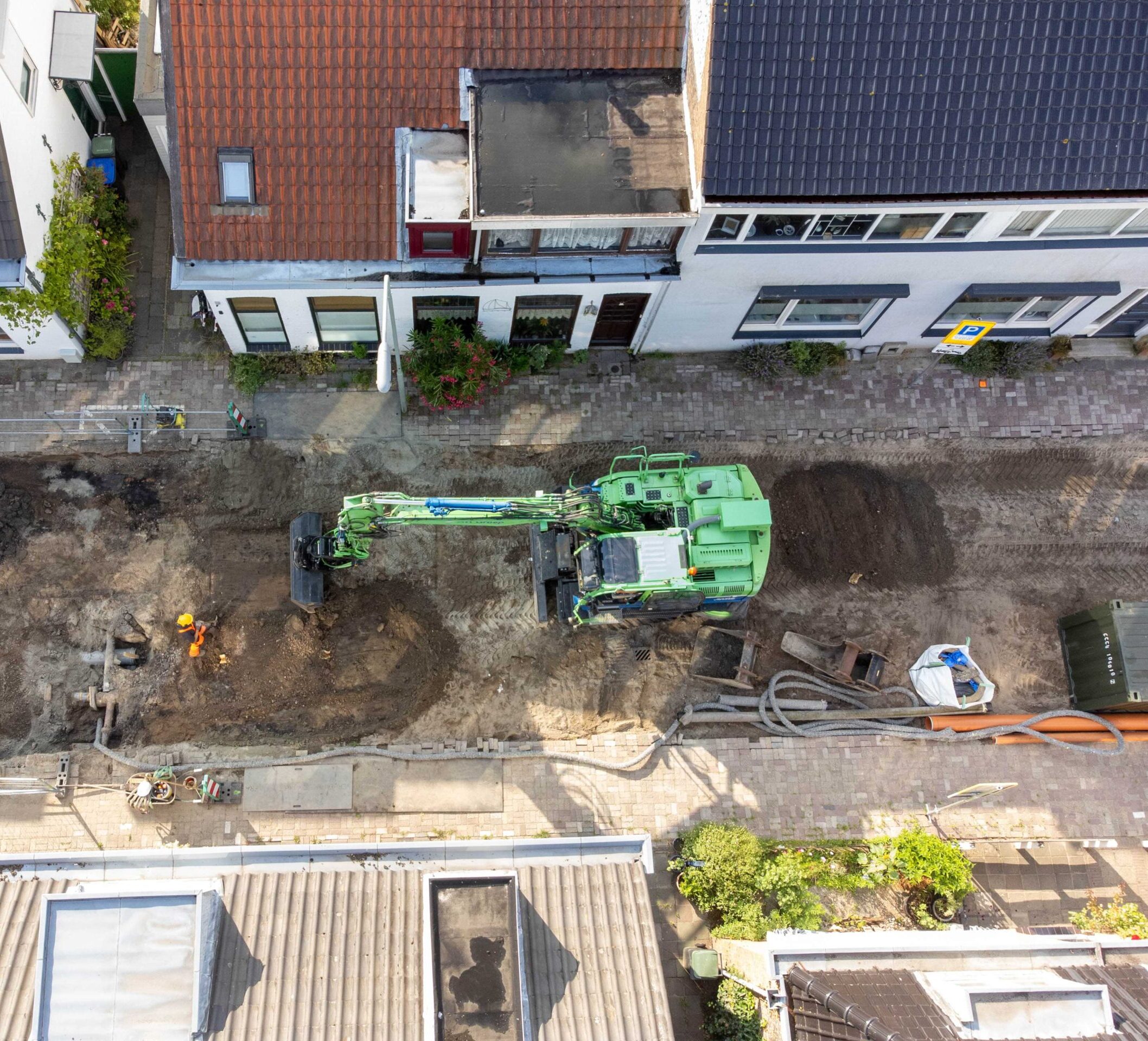 Trillingsvrij werken in de Komatistraat in Dordrecht