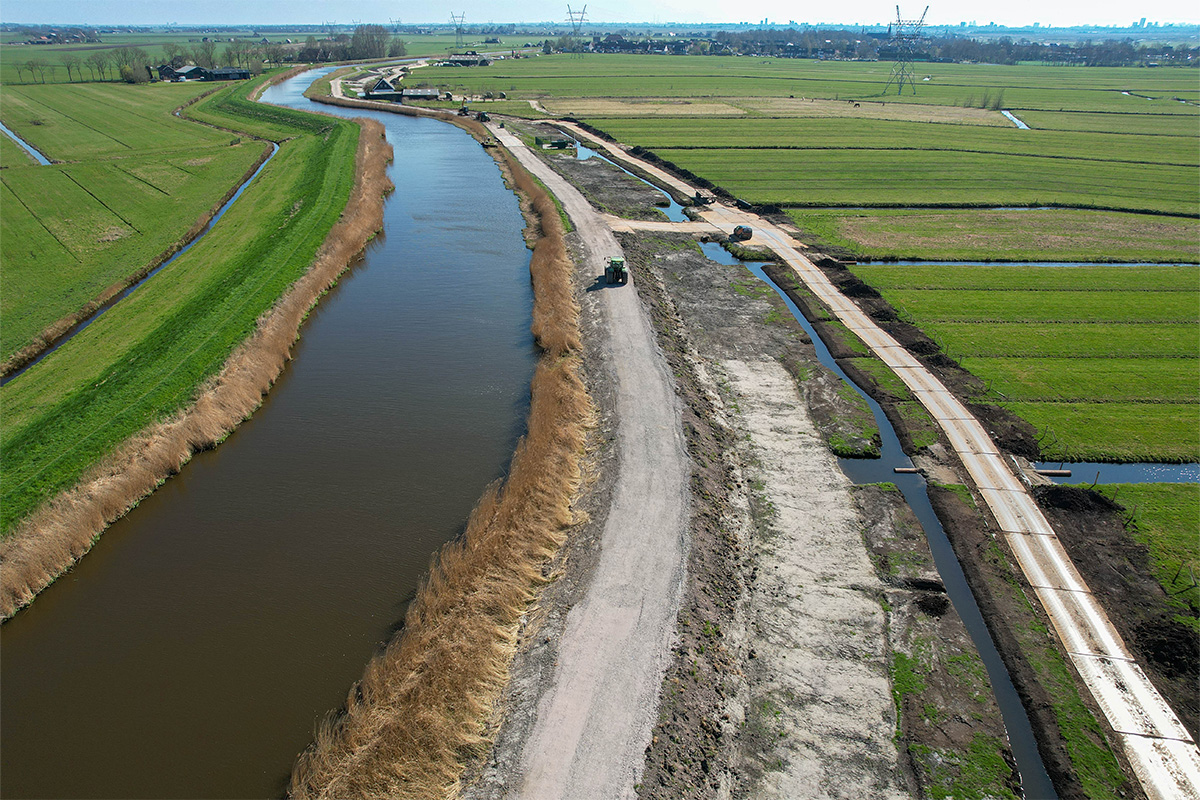 Dijkverbetering De Gors in Purmerend