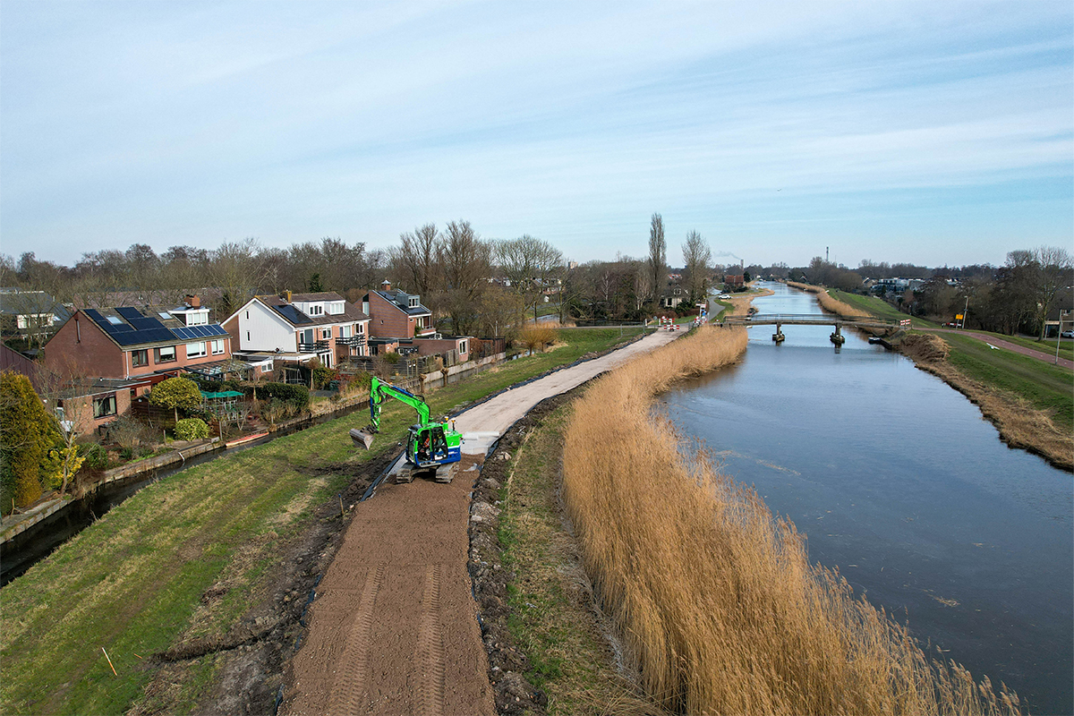 Dijkverbetering De Gors in Purmerend